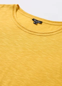 T-shirt in jersey di puro cotone donna curvy