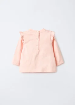 T-shirt in jersey di puro cotone neonata