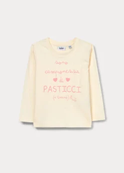 T-shirt in jersey di puro cotone bimba