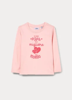 T-shirt in jersey di puro cotone bimba