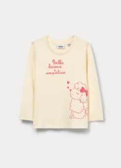 T-shirt in jersey di puro cotone bimba