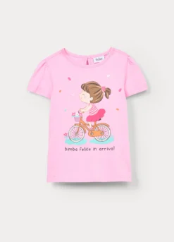 T-shirt in jersey di puro cotone bimba