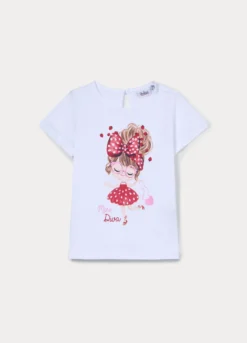 T-shirt in jersey di puro cotone bimba