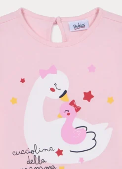 T-shirt in jersey di puro cotone bimba