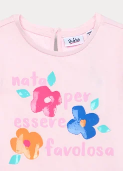 T-shirt in jersey di puro cotone bimba