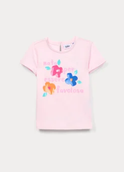 T-shirt in jersey di puro cotone bimba