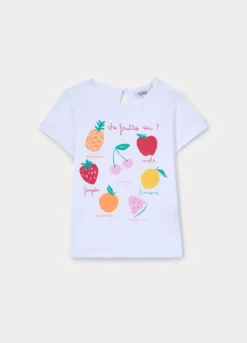 T-shirt in jersey di puro cotone bimba