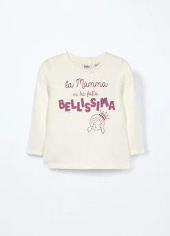 T-shirt in jersey di puro cotone neonata