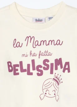T-shirt in jersey di puro cotone neonata