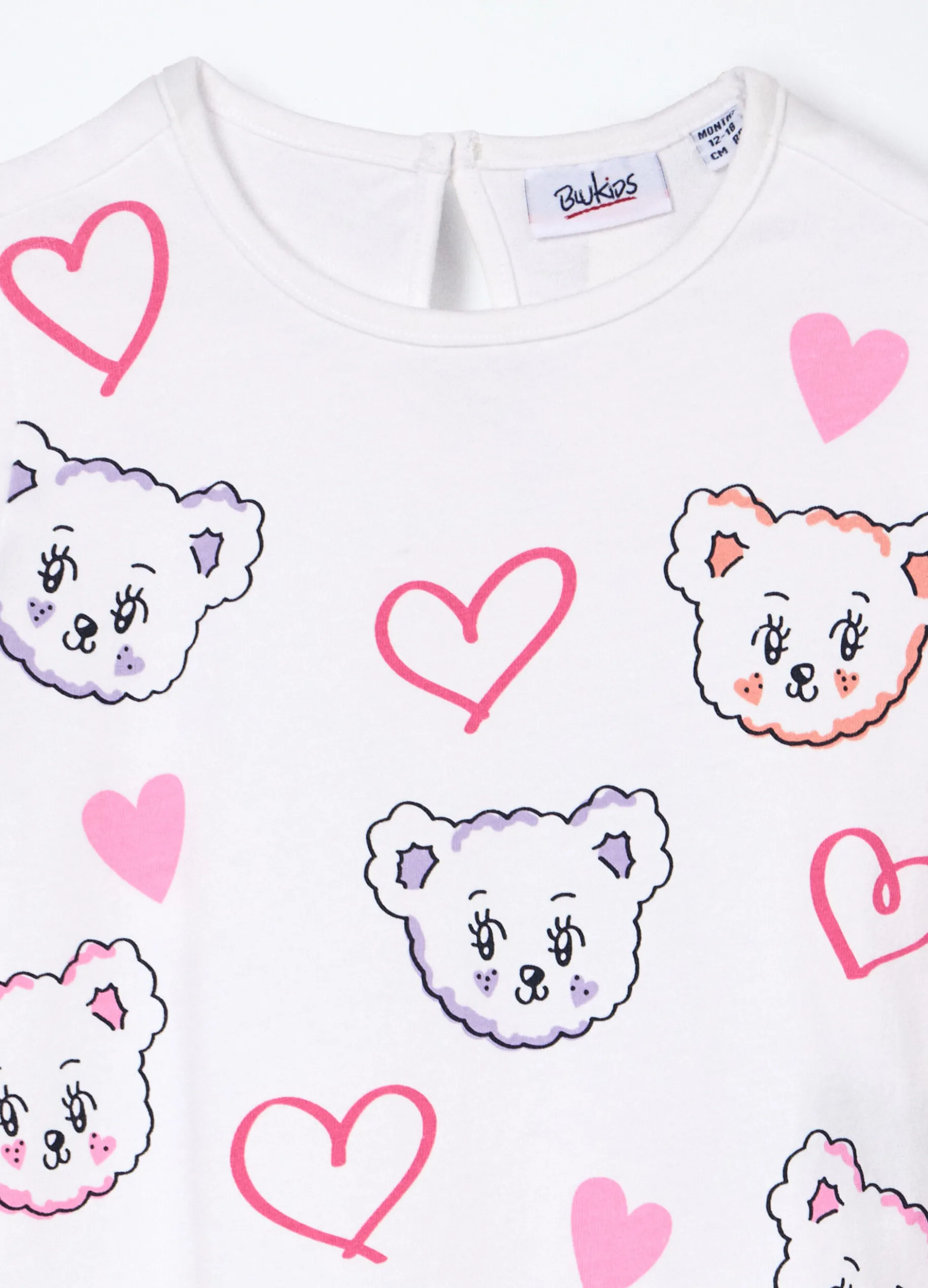 T-shirt in jersey di puro cotone neonata