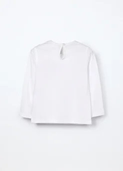 T-shirt in jersey di puro cotone neonata