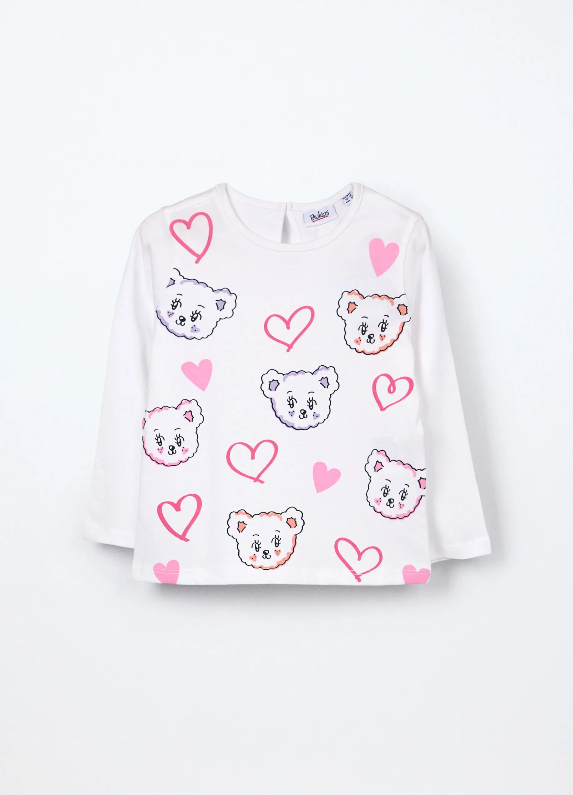 T-shirt in jersey di puro cotone neonata