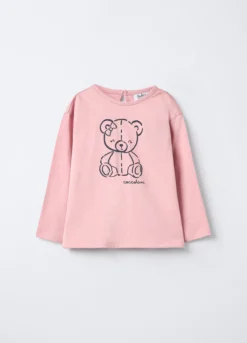 T-shirt in jersey di puro cotone bimba