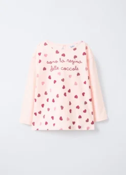 T-shirt in jersey di puro cotone bimba