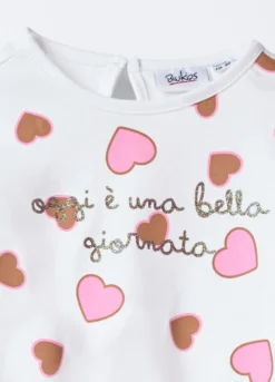 T-shirt in jersey di puro cotone bimba