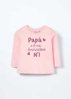 T-shirt in jersey di puro cotone neonata