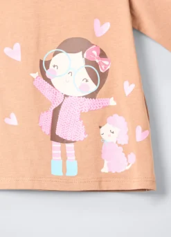T-shirt in jersey di puro cotone bimba