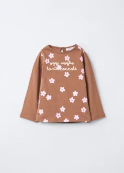 T-shirt in jersey di puro cotone bimba