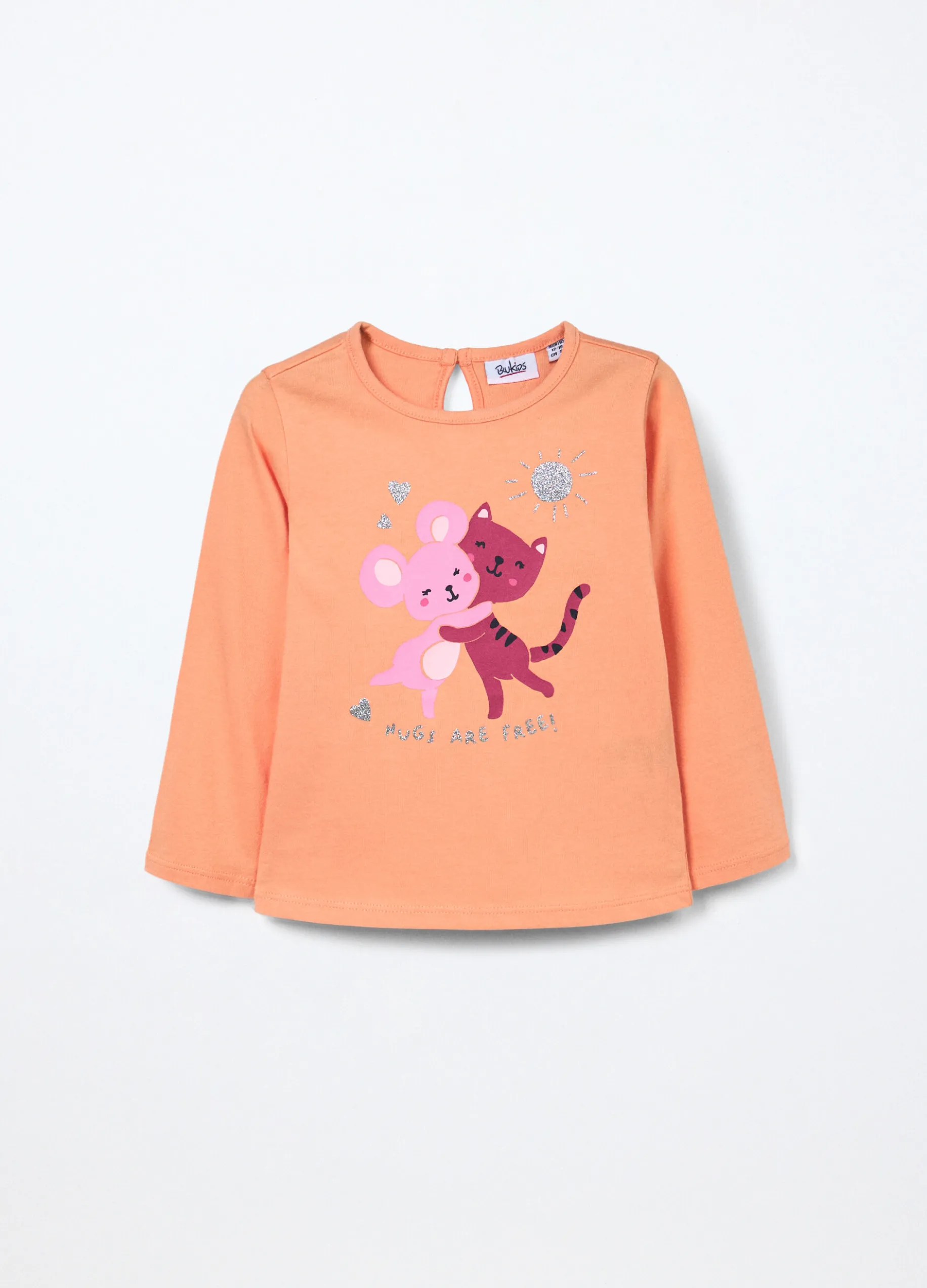 T-shirt in jersey di puro cotone neonata