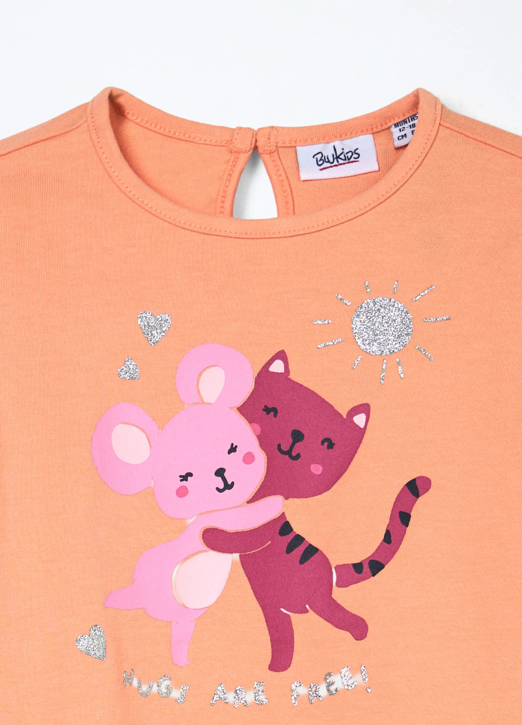 T-shirt in jersey di puro cotone neonata