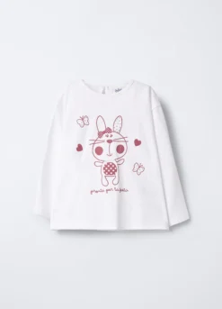 T-shirt in jersey di puro cotone bimba