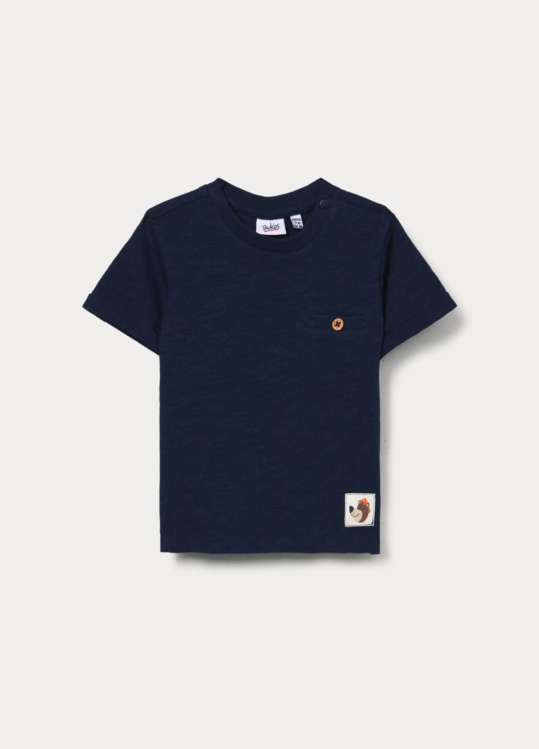 T-shirt in jersey di puro cotone bimbo