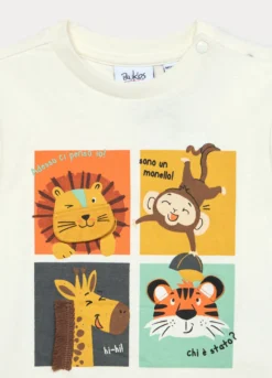 T-shirt in jersey di puro cotone bimbo