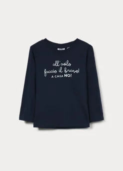 T-shirt in jersey di puro cotone bimbo