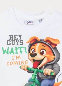 T-shirt in jersey di puro cotone bimbo