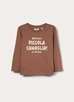 T-shirt in jersey di puro cotone bimbo