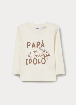 T-shirt in jersey di puro cotone bimbo