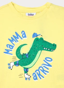 T-shirt in jersey di puro cotone bimbo