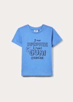 T-shirt in jersey di puro cotone bimbo