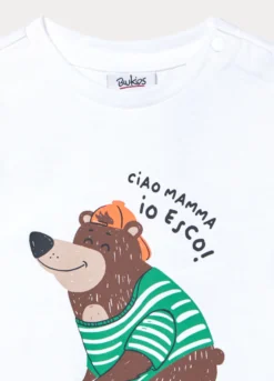 T-shirt in jersey di puro cotone bimbo