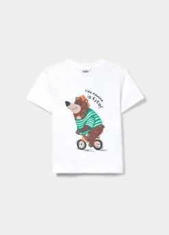 T-shirt in jersey di puro cotone bimbo