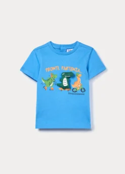 T-shirt in jersey di puro cotone bimbo