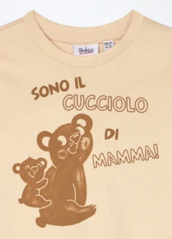 T-shirt in jersey di puro cotone neonato