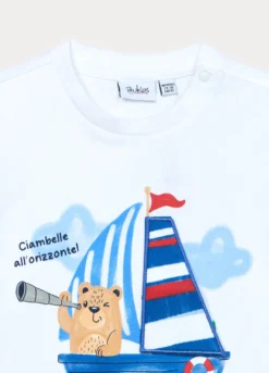 T-shirt in jersey di puro cotone bimbo