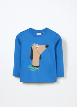 T-shirt in jersey di puro cotone neonato