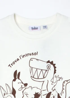 T-shirt in jersey di puro cotone neonato
