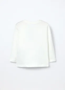 T-shirt in jersey di puro cotone neonato