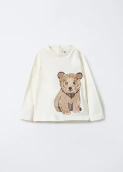 T-shirt in jersey di puro cotone bimbo