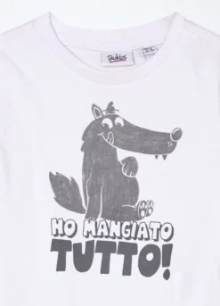 T-shirt in jersey di puro cotone neonato