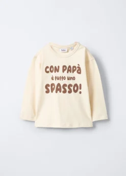 T-shirt in jersey di puro cotone bimbo