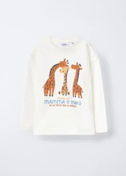 T-shirt in jersey di puro cotone bimbo
