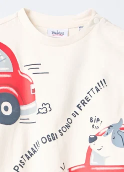 T-shirt in jersey di puro cotone bimbo
