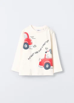 T-shirt in jersey di puro cotone bimbo