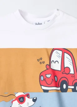 T-shirt in jersey di puro cotone bimbo