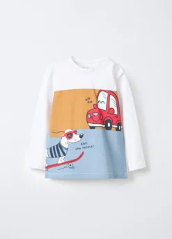 T-shirt in jersey di puro cotone bimbo