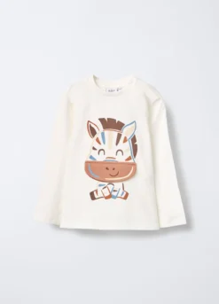 T-shirt in jersey di puro cotone bimbo